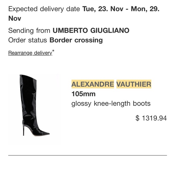Alexandre Vauthier shiny boots - Picture 4 of 5